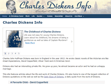 Tablet Screenshot of charlesdickensinfo.com